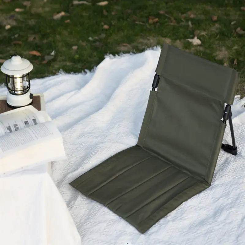 Camping Stool with Backrest